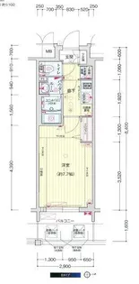 プレサンス上前津フィット【7階】の間取り