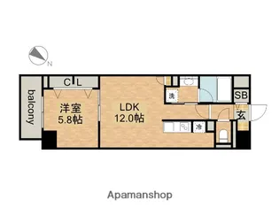 グランルクレ新栄イースト(旧ロイジェント新栄Ⅳ)【2階】の間取り
