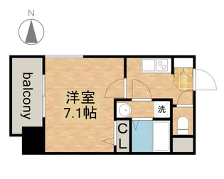 プレサンス東別院駅前【0305号室】の間取り