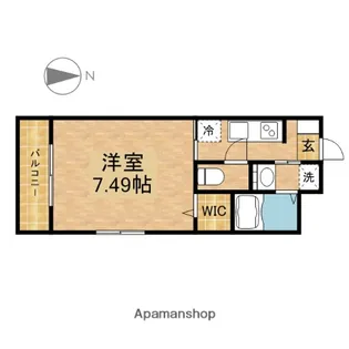UN ROOM【2階】の間取り