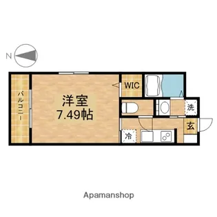 UN ROOM「アンルーム」【4階】の間取り