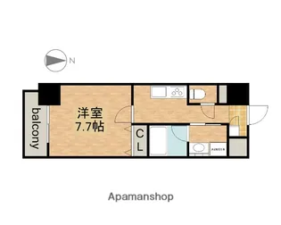 カーサニア尾頭橋【5階】の間取り