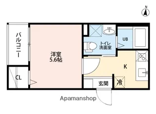 アレクサンダープラッツ金山(アレクサンダープラ【3階】の間取り