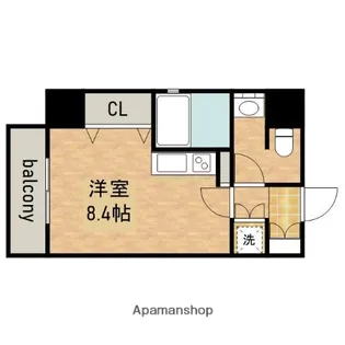 プリヴィアーレ金山【4階】の間取り