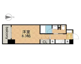 パークアクシス名古屋山王【9階】の間取り