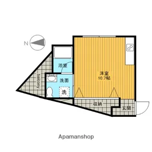 フローラル尾頭橋【5階】の間取り