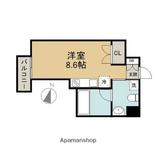COMFORT金山【4階】の間取り