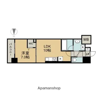 シュトルツ栄【8階】の間取り
