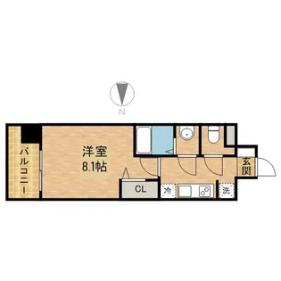 プレサンス大須観音駅前【6階】の間取り