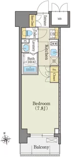アデグランツ上前津【11階】の間取り