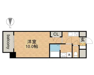 プレサンス上前津プレス【0207号室】の間取り