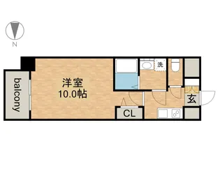 プレサンス上前津プレス【0501号室】の間取り