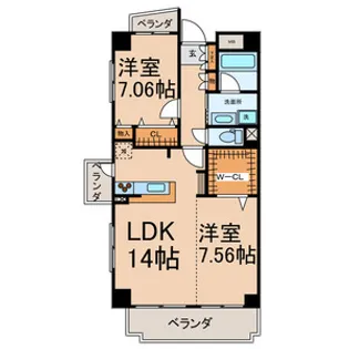 PRIMAVERA【4階】の間取り