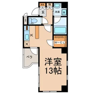 セレス大須【6階】の間取り