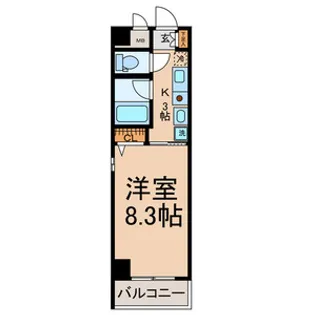 UNE SEMAINE【5階】の間取り