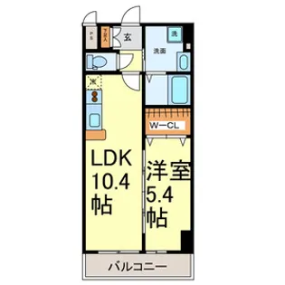 マイアトリア栄【10階】の間取り
