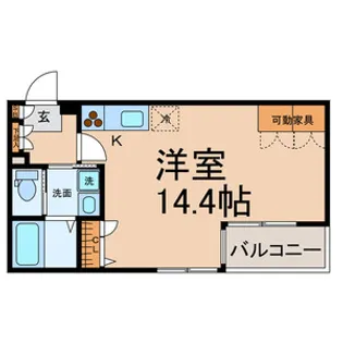 ESTACION KANAYAMA WEST・EAST【1階】の間取り