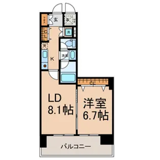 CASAΑ名駅南【5階】の間取り