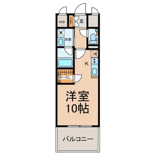 GRAND ESPOIR IZUMI【4階】の間取り