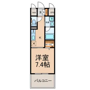 GRAND ESPOIR IZUMI【11階】の間取り