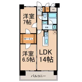 ファミール熱田【3階】の間取り