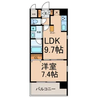 NEXTAGE SAKURAYAMA【7階】の間取り
