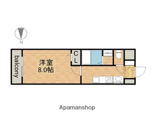 ARTIZA上前津【4階】の間取り