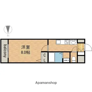 ARTIZA上前津【4階】の間取り