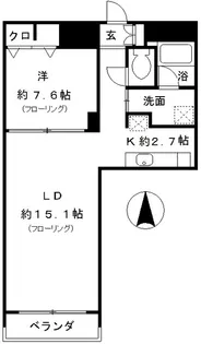 レジディア東桜2【7階】の間取り