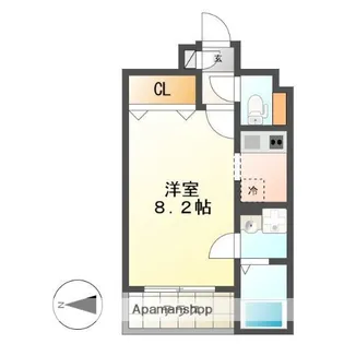 BRANCHE金山【1階】の間取り