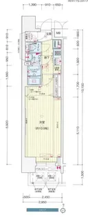 プレサンス丸の内リラティ【0604号室】の間取り