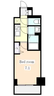 プレサンス広小路通 葵【0304号室】の間取り