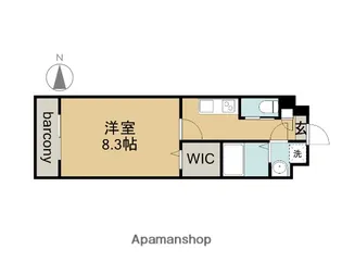 S-FORT堀田通【8階】の間取り