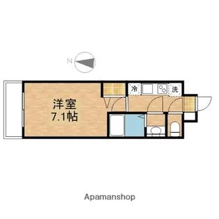メイクスデザイン鶴舞【2階】の間取り