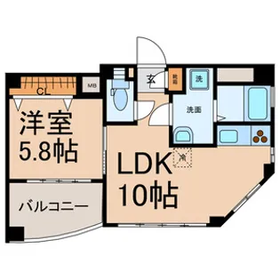メゾン・ヴェルメイユ 2【4階】の間取り