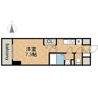 プレサンス栄フェル【8階】の間取り