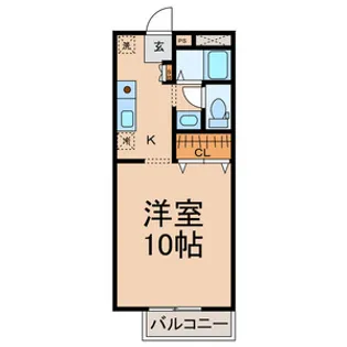 エトワール代官町【2階】の間取り