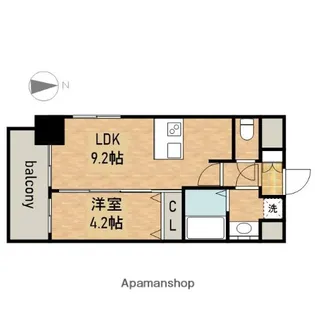 ファステート名古屋ラプソディ【2階】の間取り