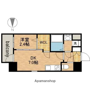 エステムコート名古屋新栄2アリーナ【10階】の間取り