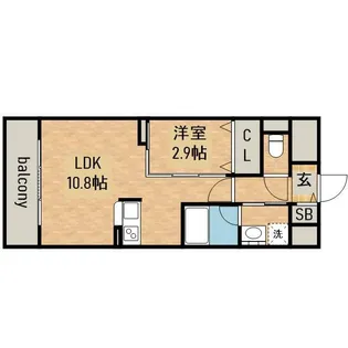 ポルタニグラ千種【7階】の間取り