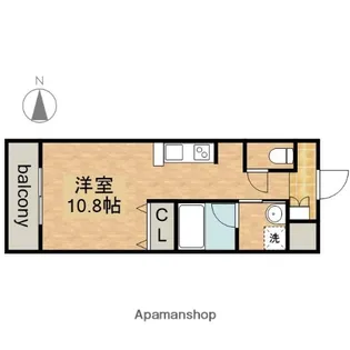 セントフィオーレ神宮【4階】の間取り