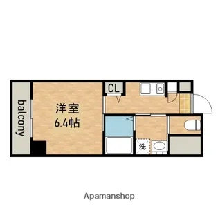 ワイズタワー新栄【5階】の間取り
