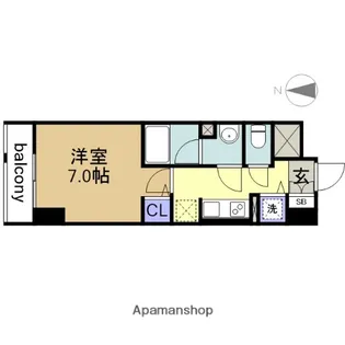 セイワパレス丸の内駅前【3階】の間取り