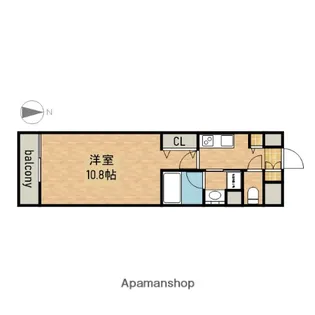 レジデンシア尾頭橋駅前【11階】の間取り