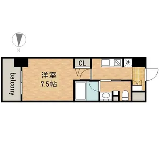 パークアクシス名古屋山王橋【8階】の間取り