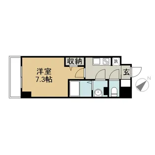 プレサンス新栄リベラ【0408号室】の間取り