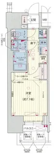 プレサンスTHE久屋大通レジェンド【4階】の間取り