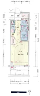 プレサンスTHE久屋大通レジェンド【0702号室】の間取り