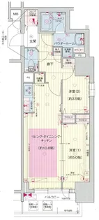 プレサンスTHE久屋大通レジェンド【0305号室】の間取り