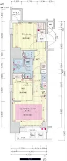 プレサンスTHE久屋大通レジェンド【0406号室】の間取り